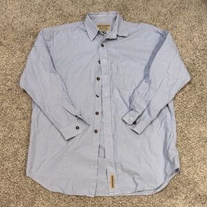 Abercrombie The Big Shirt Saltwater Distressed High Cliff Deep Water Shirt